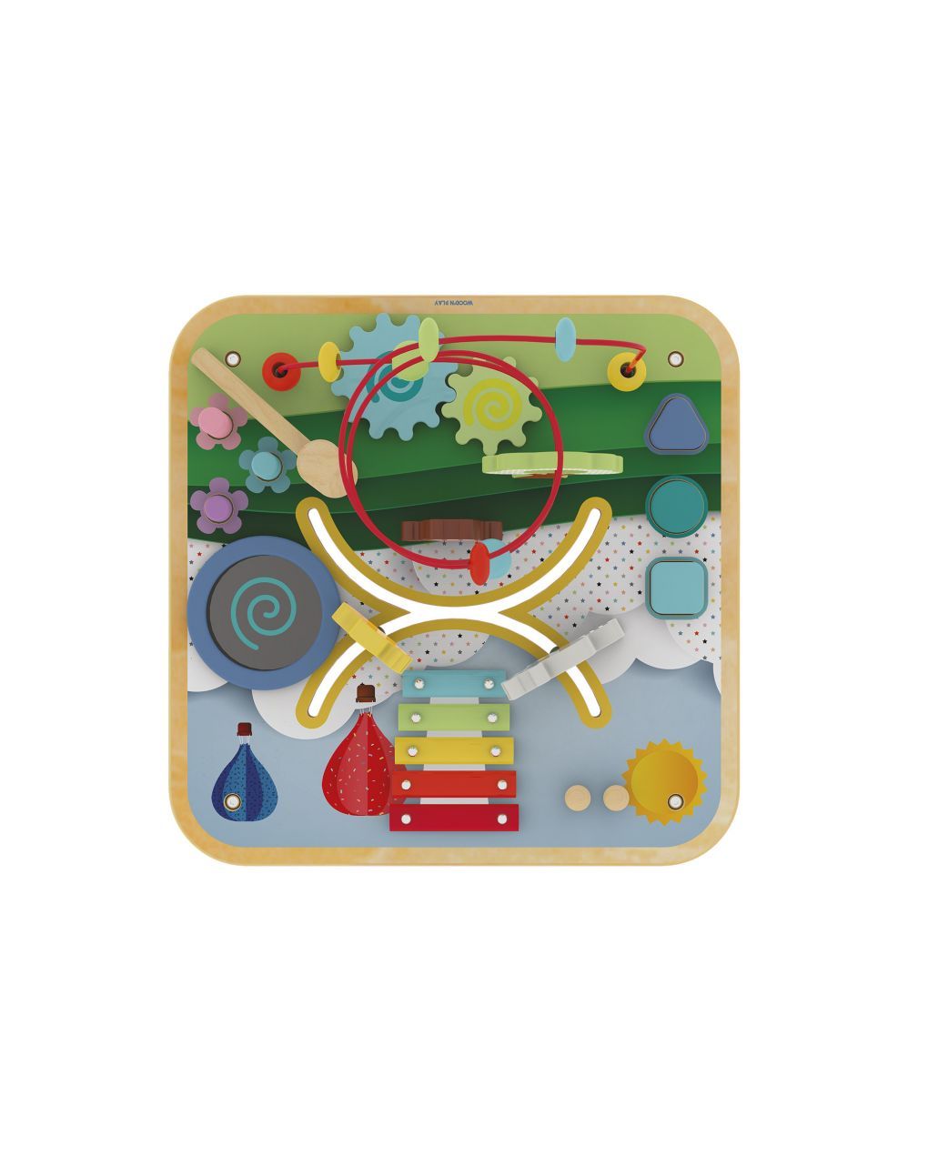 Wood n play ξύλινο τραπεζι δραστηριοτήτων - Wood'N Play