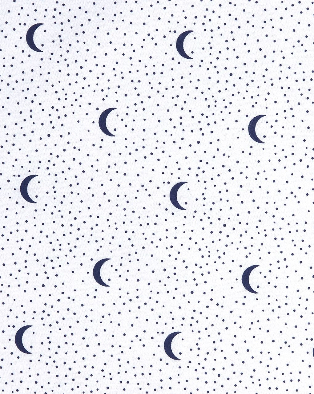 σετ για λίκνο με πουά και φεγγαράκια - Prénatal