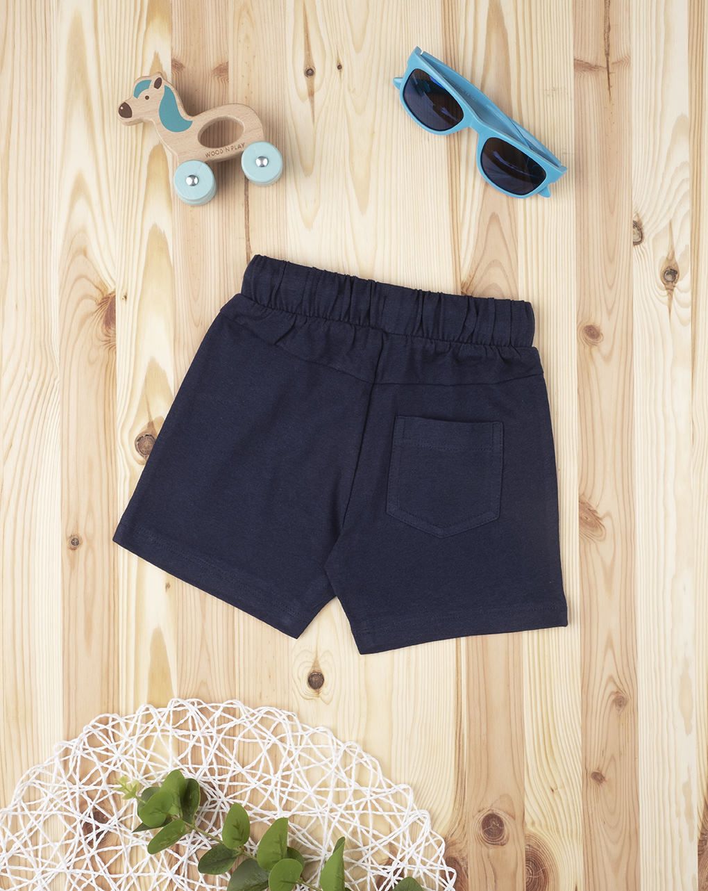 βρεφικό σορτσάκι μπλε σκούρο για αγόρι - Prénatal