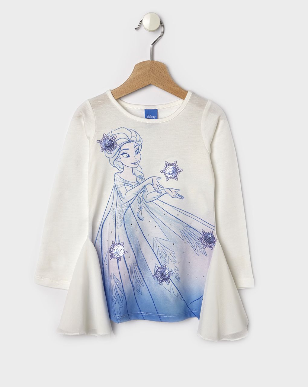 T-shirt maxi elsa εκρού για κορίτσι - Prénatal