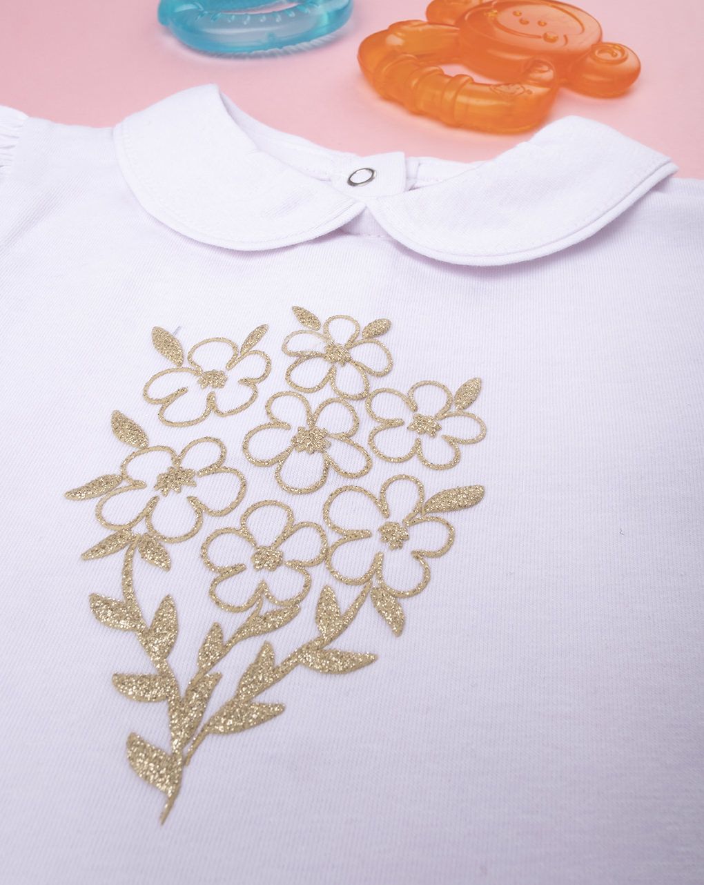 βρεφικό κορμάκι με λουλούδια για κορίτσι - Prénatal