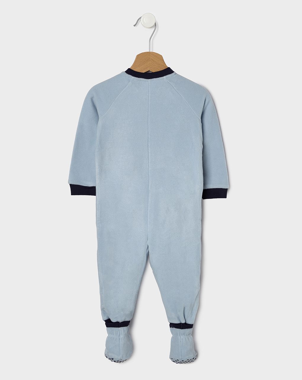 πιτζαμάκι fleece γαλάζιο για αγόρι με ζωάκια - Prénatal