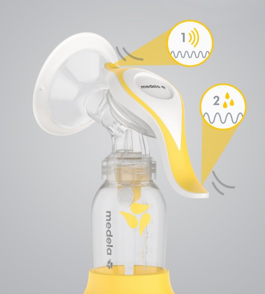 Medela harmony pump and feed set+θηλή σίτισης calma - Medela