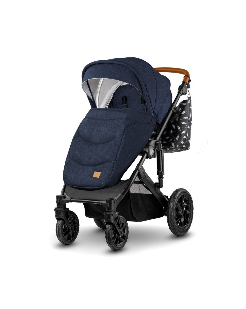 Kinderkraft σύστημα μετακίνησης trio prime navy με τσάντα για τη μαμά - Kinderkraft