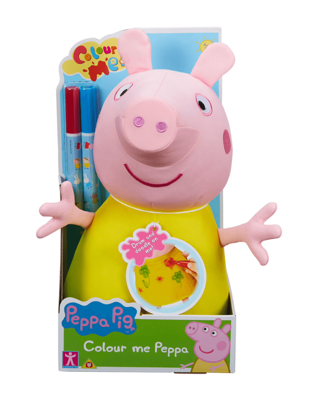 Peppa pig λούτρινο  πέππα ζωγράφισέ με pp003000