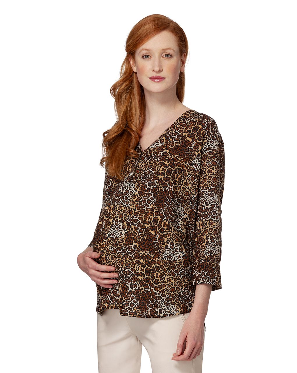 γυναικείο πουκάμισο με στάμπα αnimalier - Prénatal