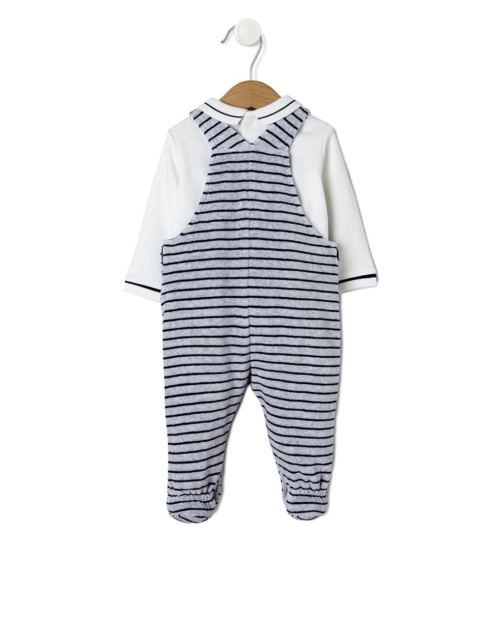 σετ μπλούζα και σαλοπέτα σενίλ με αρκουδάκι για αγόρι - Prénatal