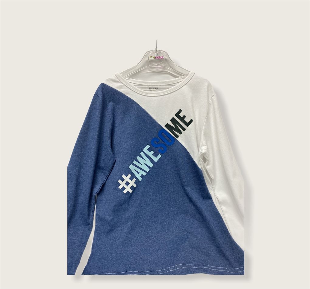 μπλούζα μακρυμάνικη με στάμπα μεγ. 8-9/9-10 για αγόρι