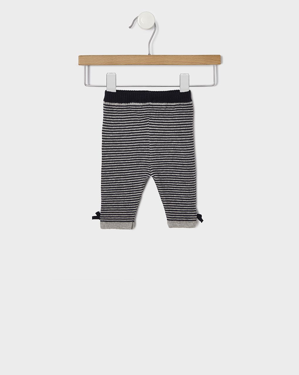 σετ πλεκτό μπλουζάκι και γκέτες με σκυλάκια και ρίγες για κορίτσι - Prénatal