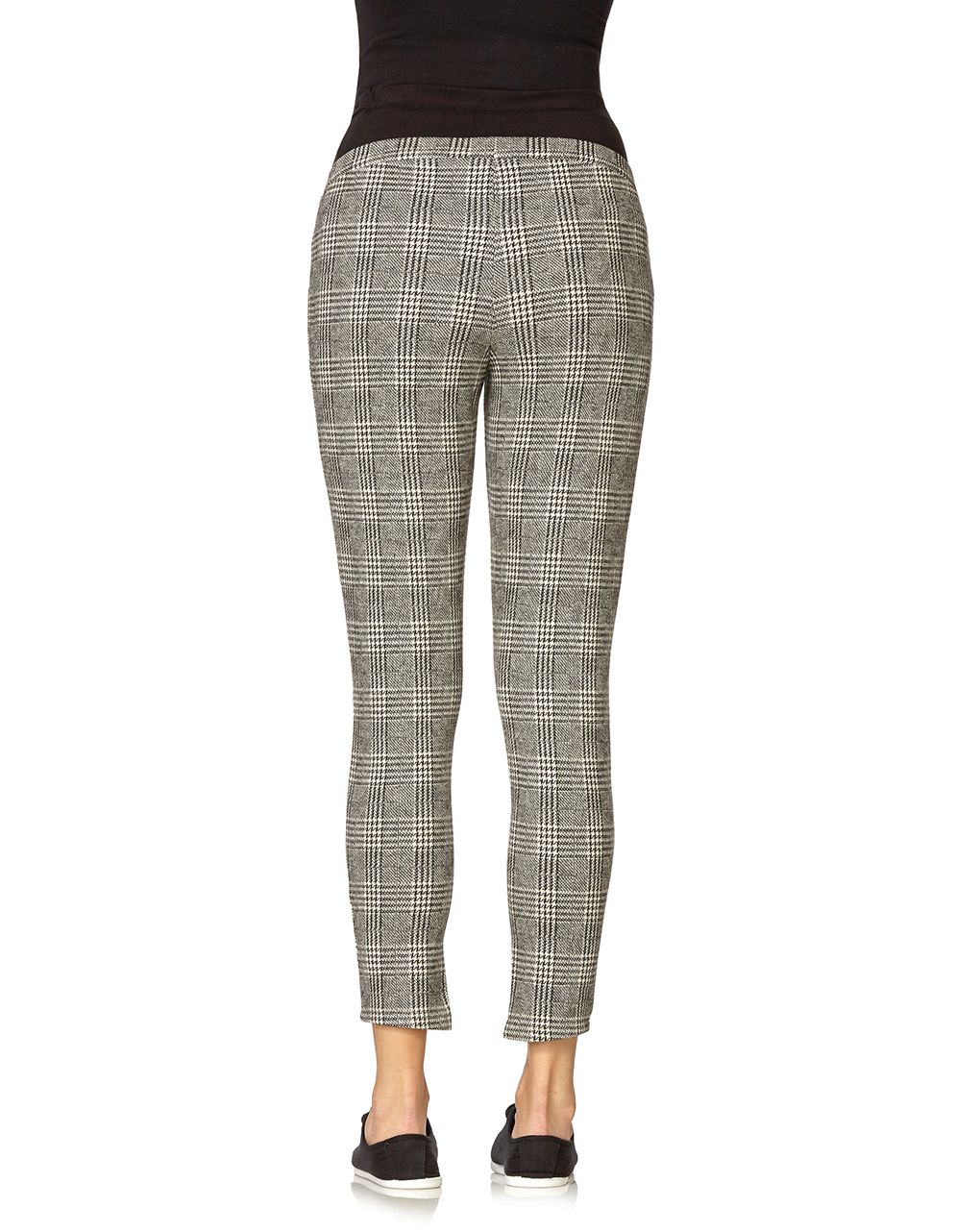 γυναικείο κολάν εγκυμοσύνης καρό μαύρο-εκρού - Prénatal