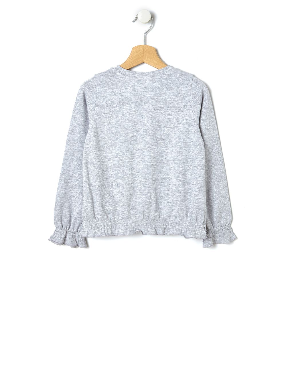 T-shirt γκρι με στάμπα για κορίτσι - Prénatal