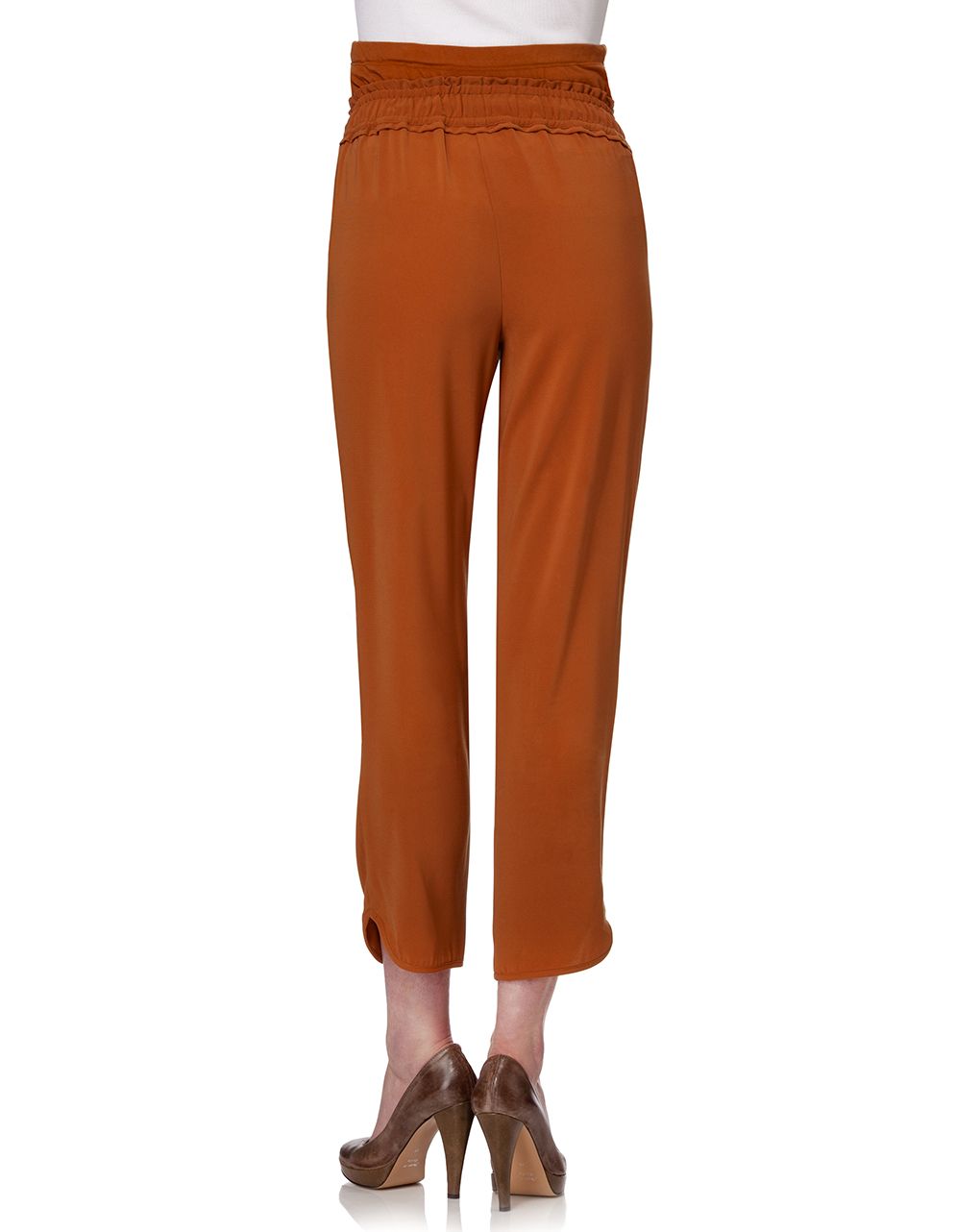 γυναικείο παντελόνι εγκυμοσύνης ταμπά με κορδόνι - Prénatal