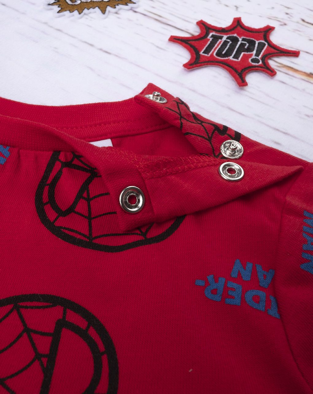 βρεφικό t-shirt κόκκινο με τον spiderman για αγόρι - Prénatal