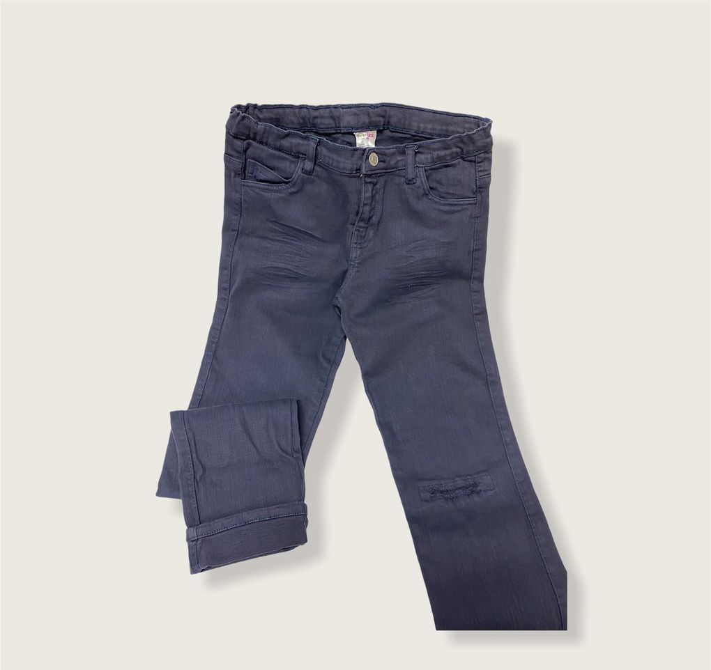 παντελόνι denim μπλε με μπαλώματα 8-10 ετών για αγόρι - Prénatal