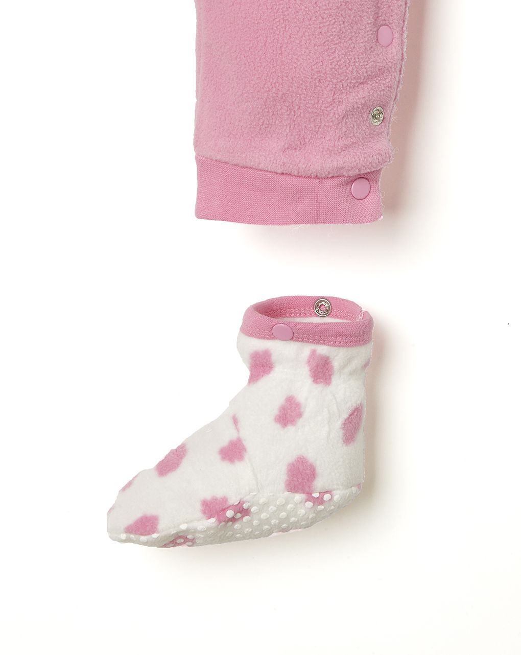 πιτζαμάκι ροζ για κορίτσι με συννεφάκι - Prénatal