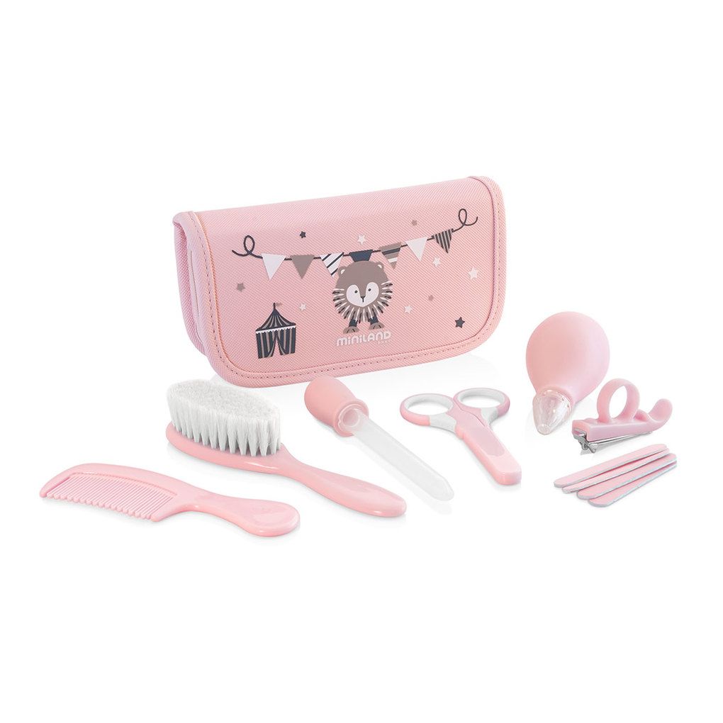 Miniland σετ περιποίησης ταξιδιού baby kit pink - Miniland