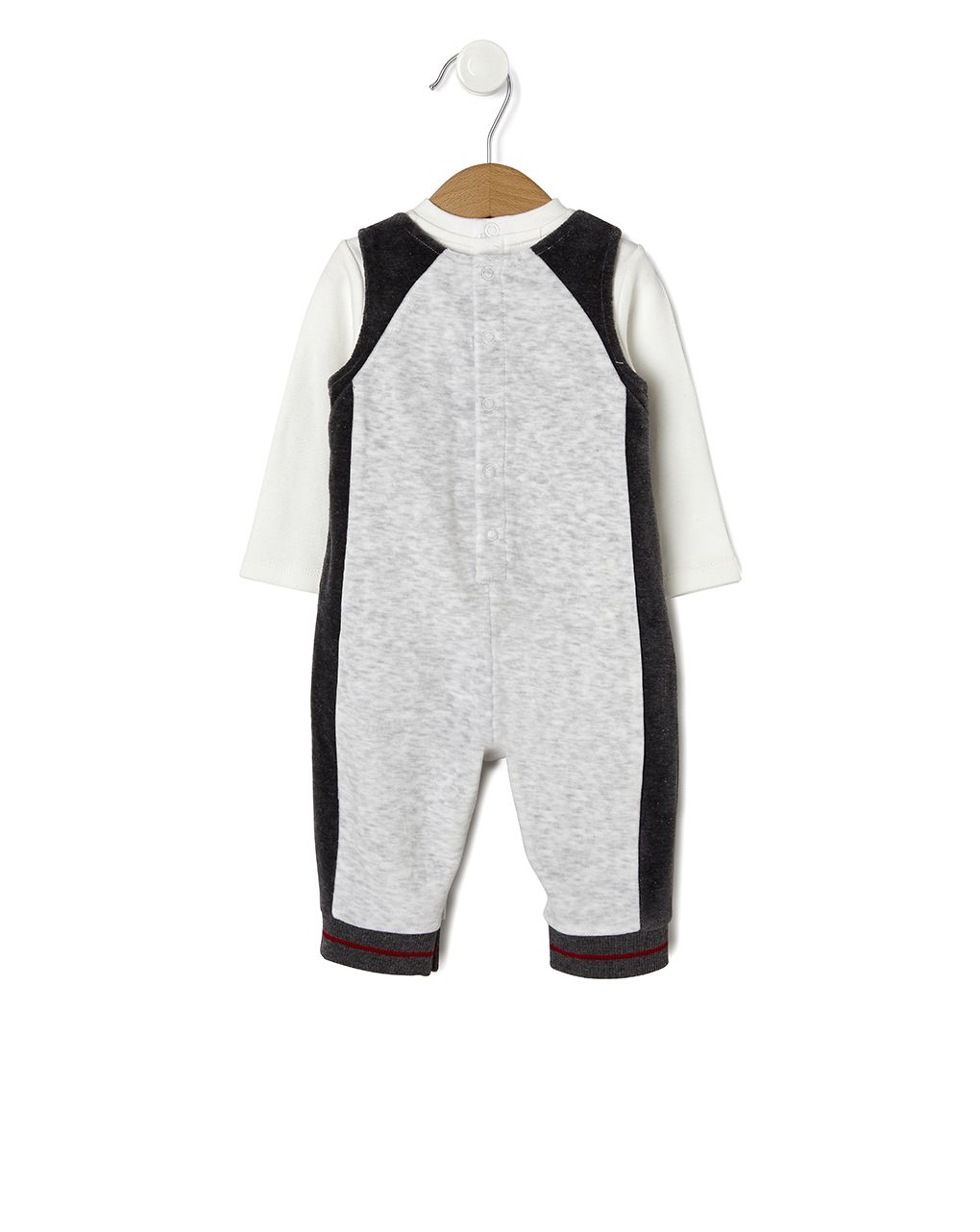 σετ μπλούζα και σαλοπέτα σενίλ με αρκουδάκι για αγόρι - Prénatal