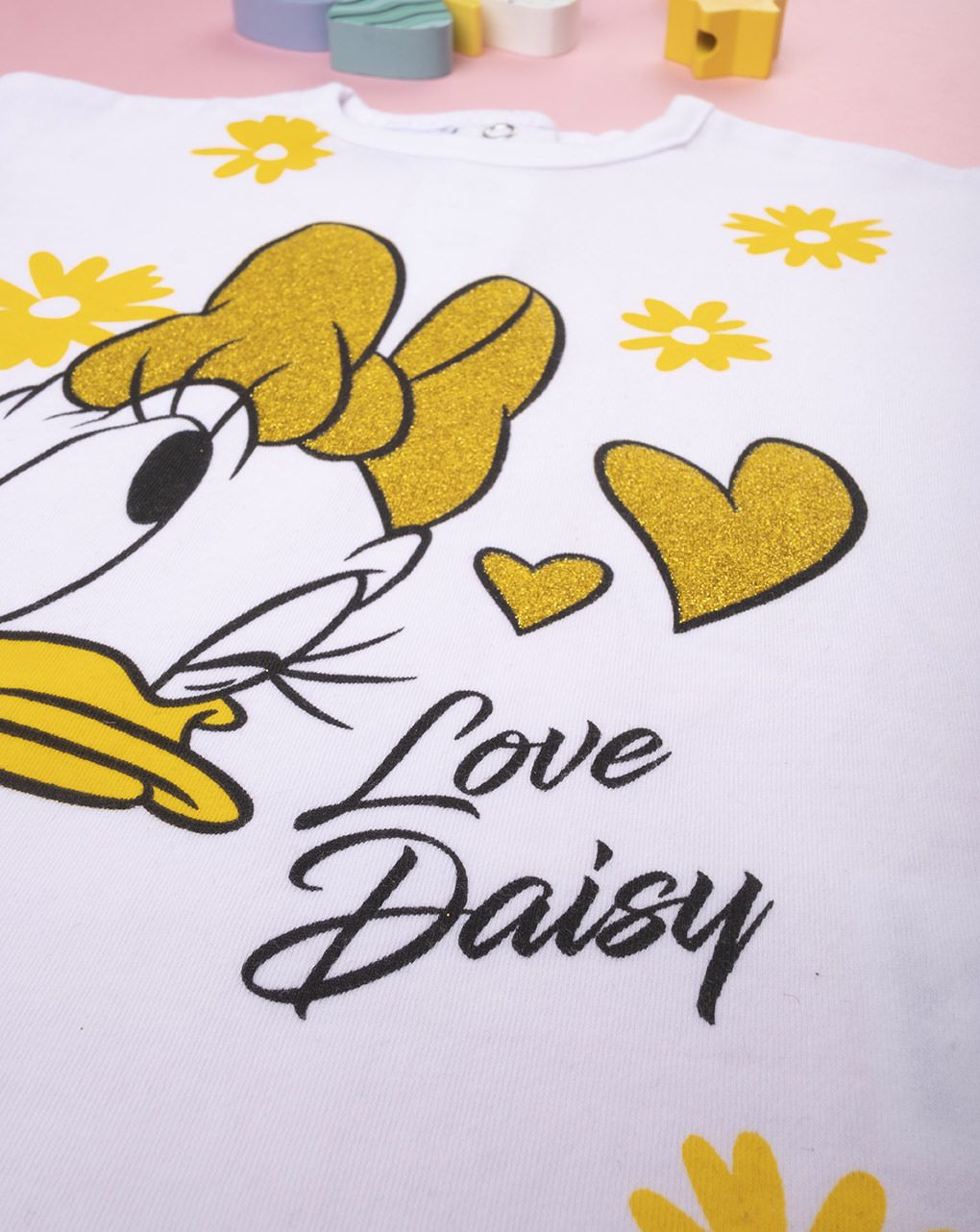 βρεφικό σετ t-shirt και σορτσάκι με τη daisy για κορίτσι - Prénatal