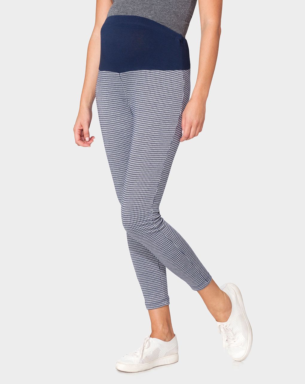 γυναικείο κολάν ζακάρ λευκό-μπλε - Prénatal