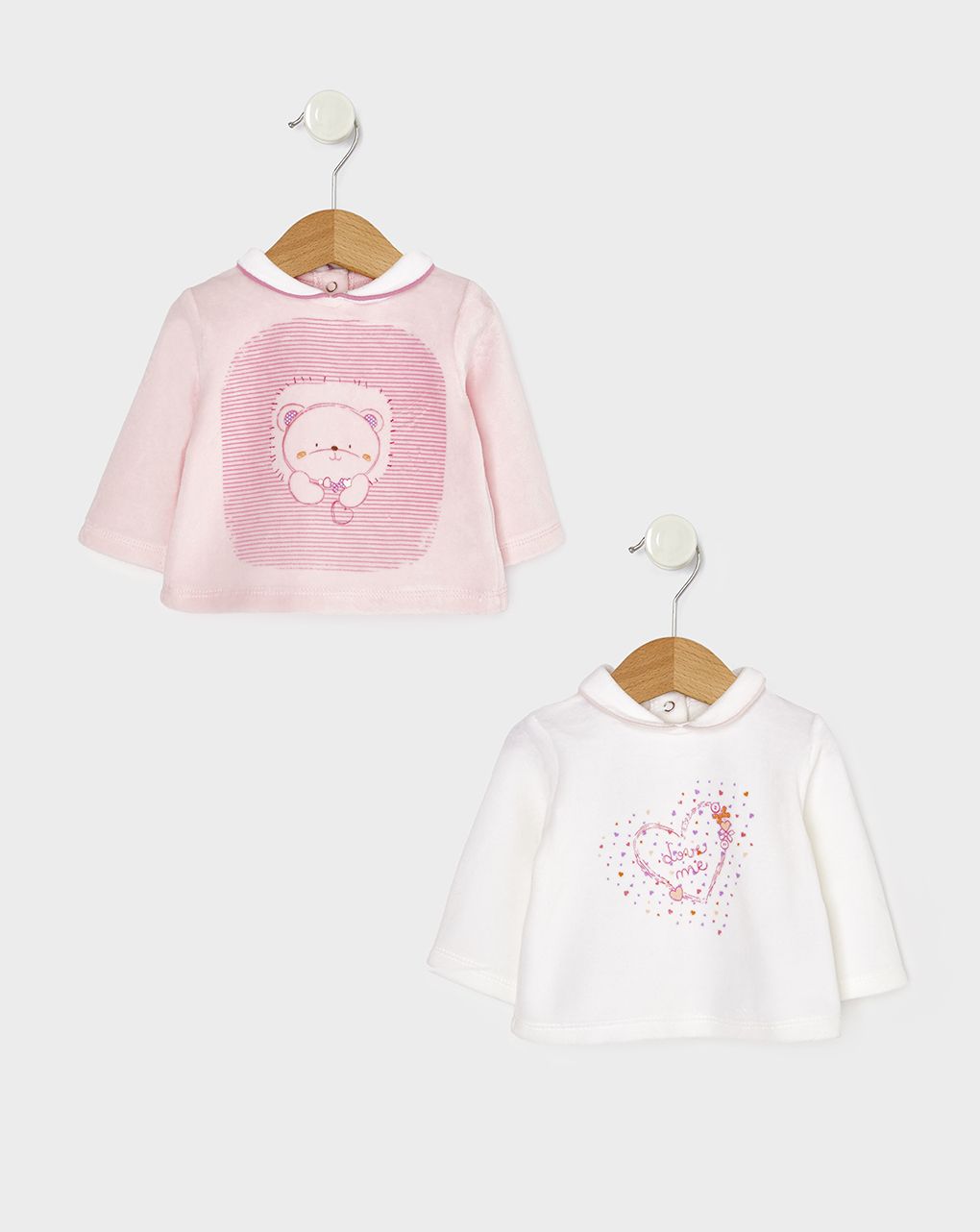 μπλούζα 2 τεμαχίων σενίλ για κορίτσι