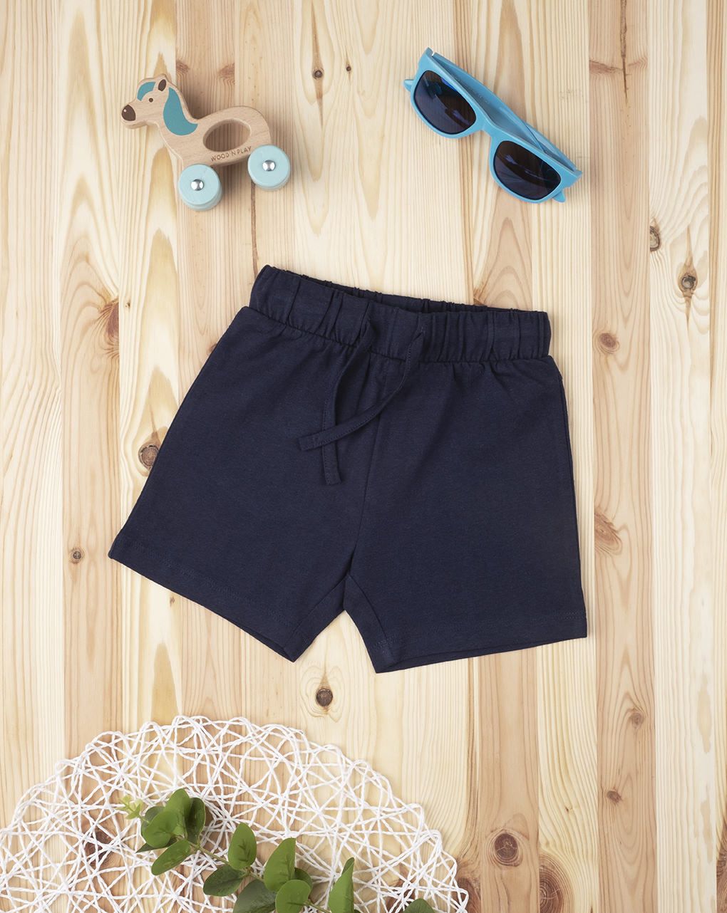 βρεφικό σορτσάκι μπλε σκούρο για αγόρι - Prénatal