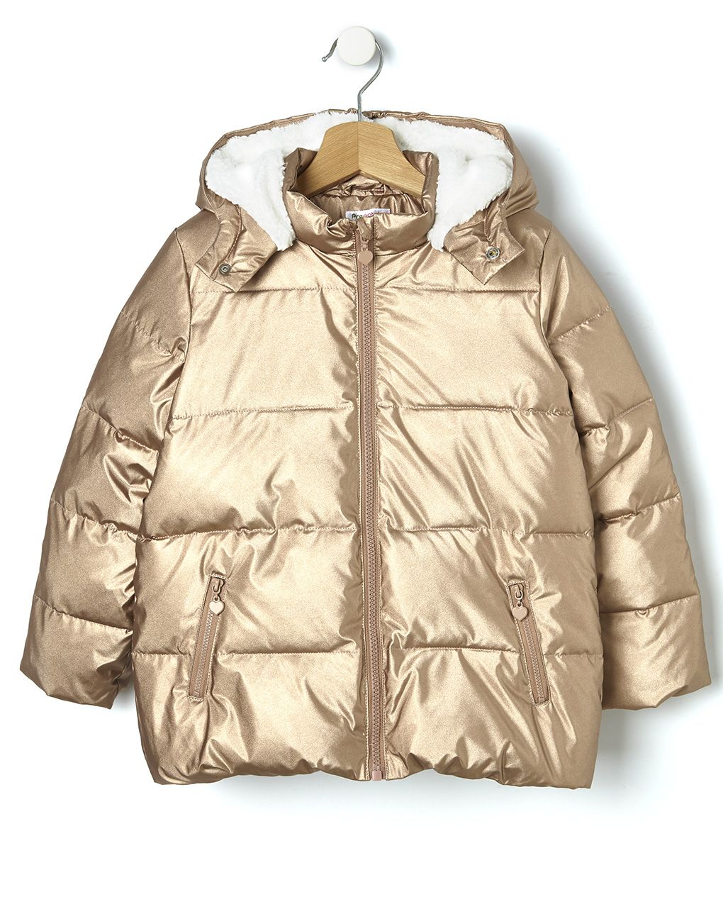 μπουφάν με επένδυση και κουκούλα για κορίτσι - Prénatal