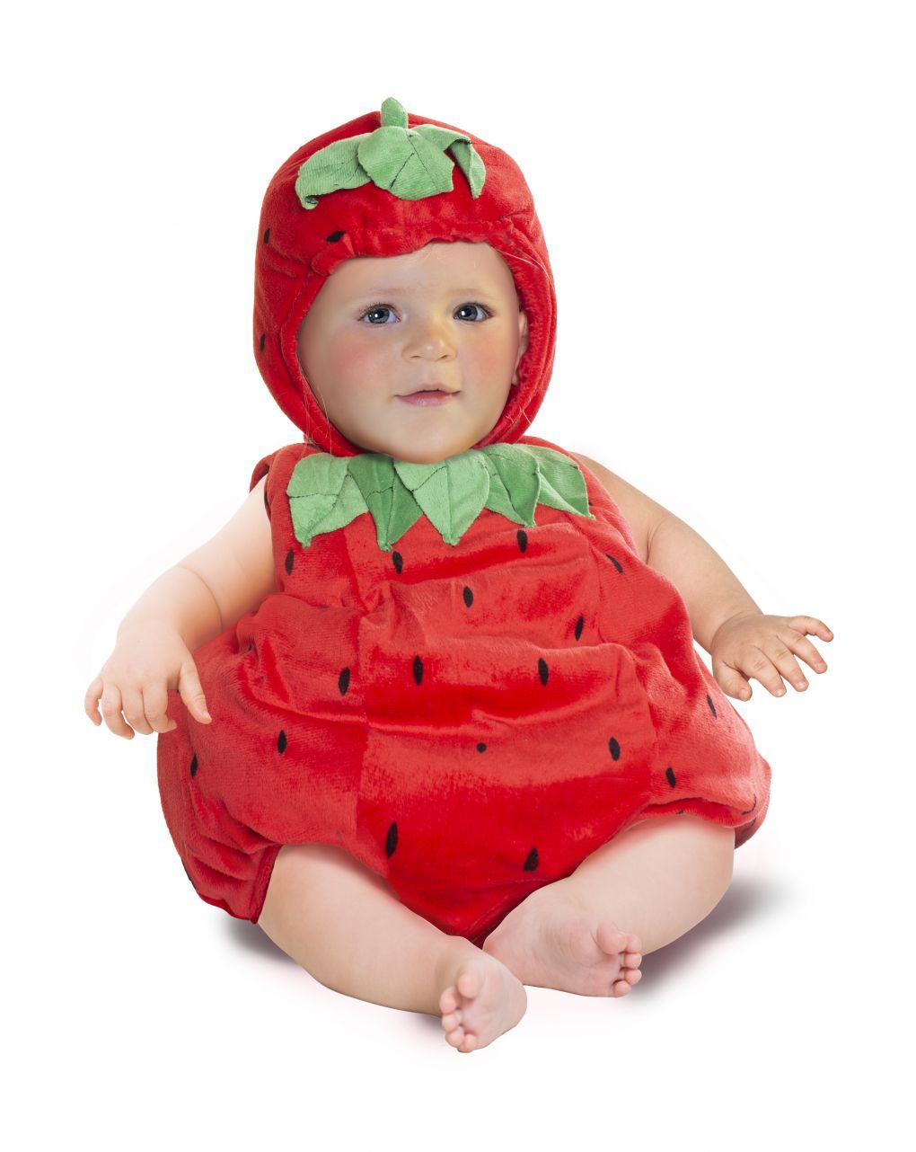 βρεφική αποκριατική στολή φραουλίτσα- 12 μηνών