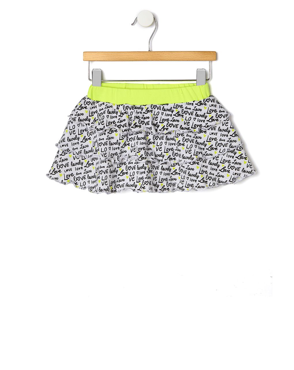 φούστα jersey με στάμπα κίτρινη για κορίτσι - Prénatal