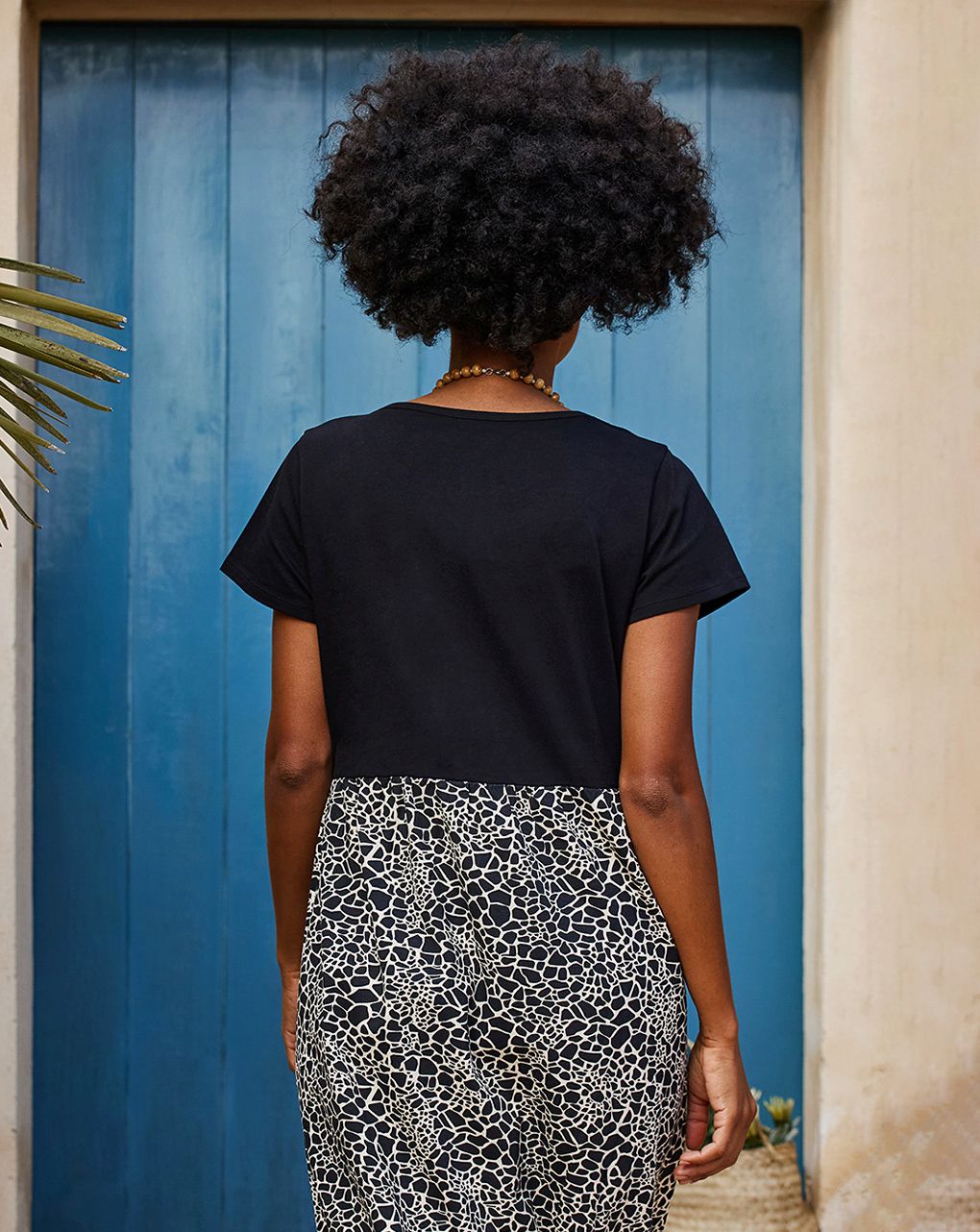 γυναικείο φόρεμα εγκυμοσύνης/θηλασμού μαύρο - Prénatal