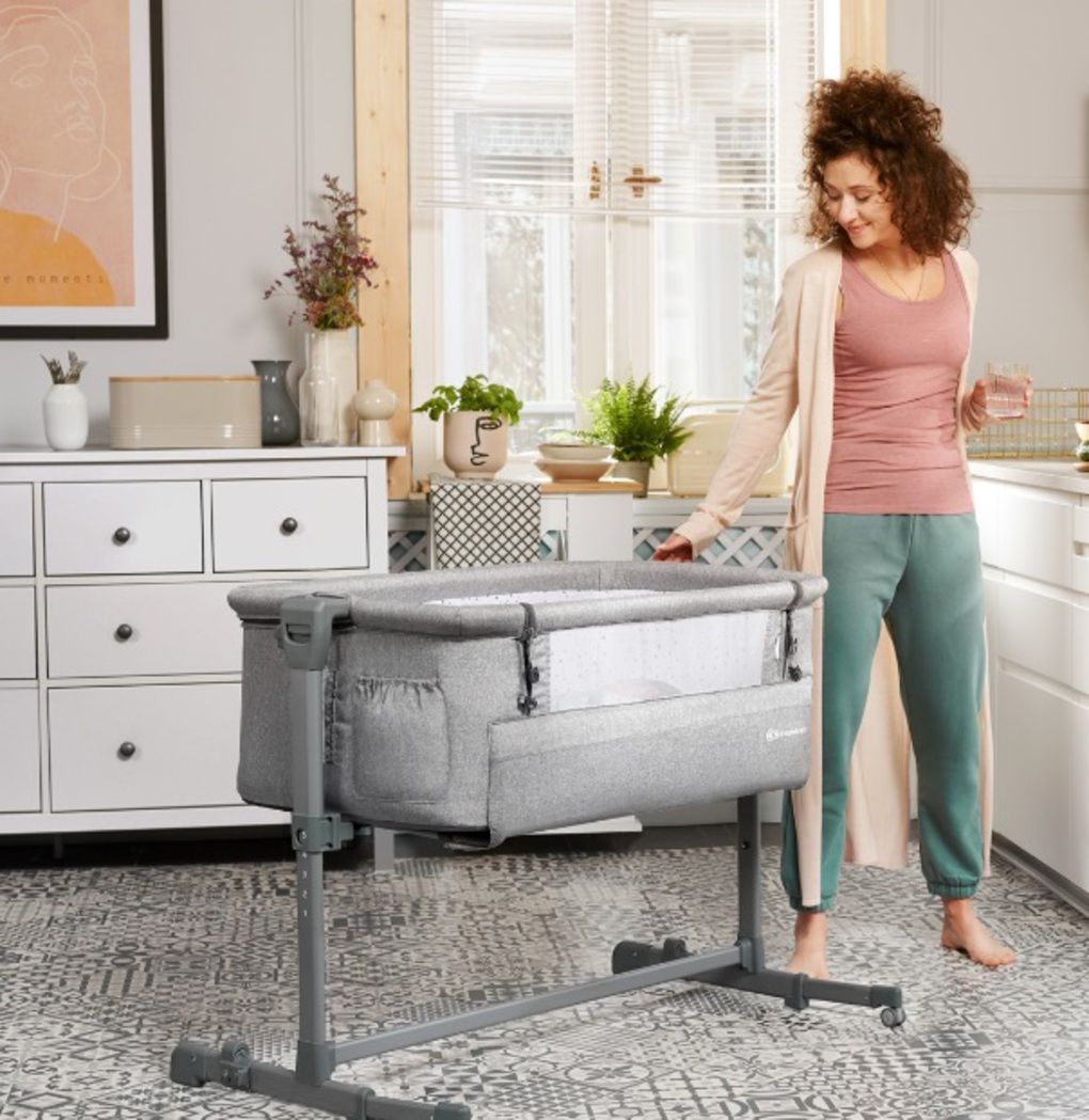 Kinderkraft λίκνο μωρού neste up grey mélange - Kinderkraft