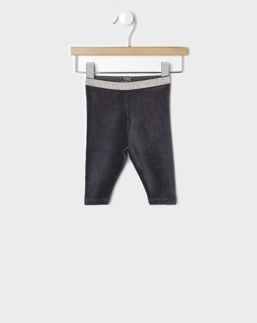 κολάν σενίλ γκρι σκούρο για κορίτσι - Prénatal