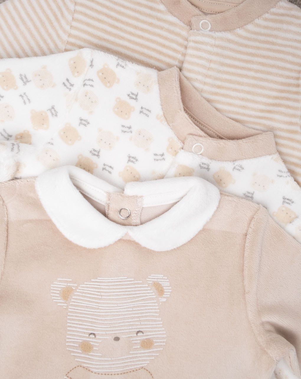 φορμάκια πακέτο x3 τεμ. με αρκουδάκι unisex - Prénatal