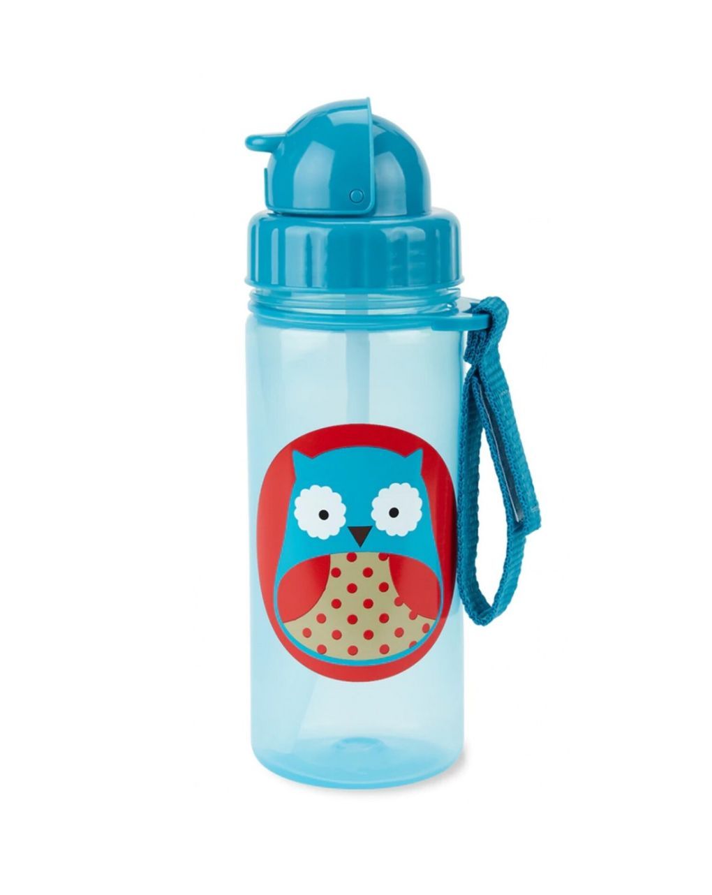 Skip hop zoo πλαστικό παγούρι με καλαμάκι 384.5ml owl 29-2903033-11 - SKIP HOP