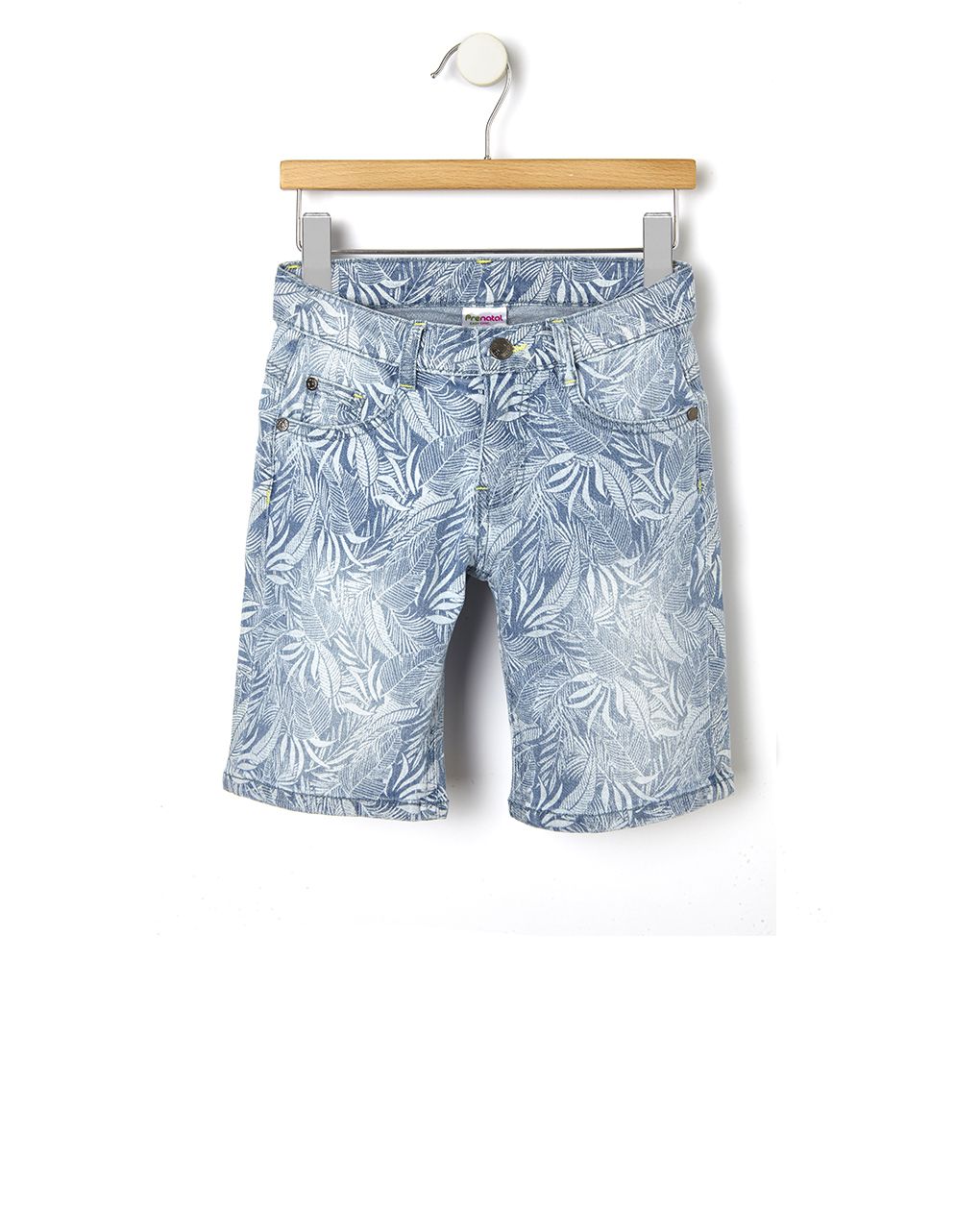 τζιν βερμούδα με φύλλα για αγόρι - Prénatal