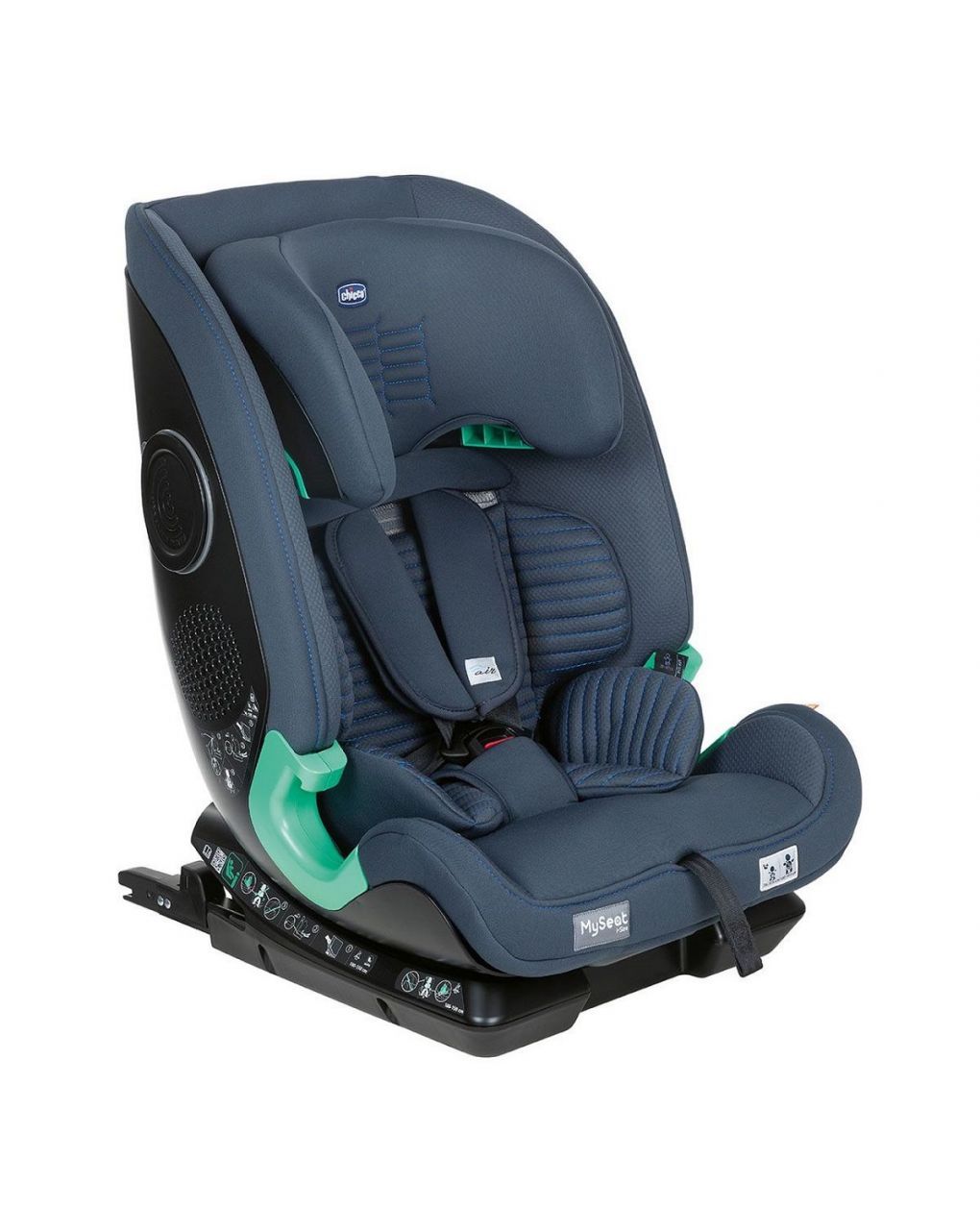 Chicco κάθισμα αυτοκινήτου myseat i-size (76-150 cm) ink air - Chicco