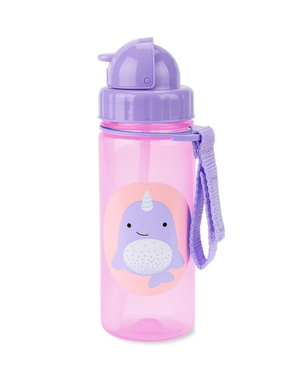 Skip hop zoo πλαστικό παγούρι με καλαμάκι 384.5ml narwhal 29-2903033-10 - SKIP HOP