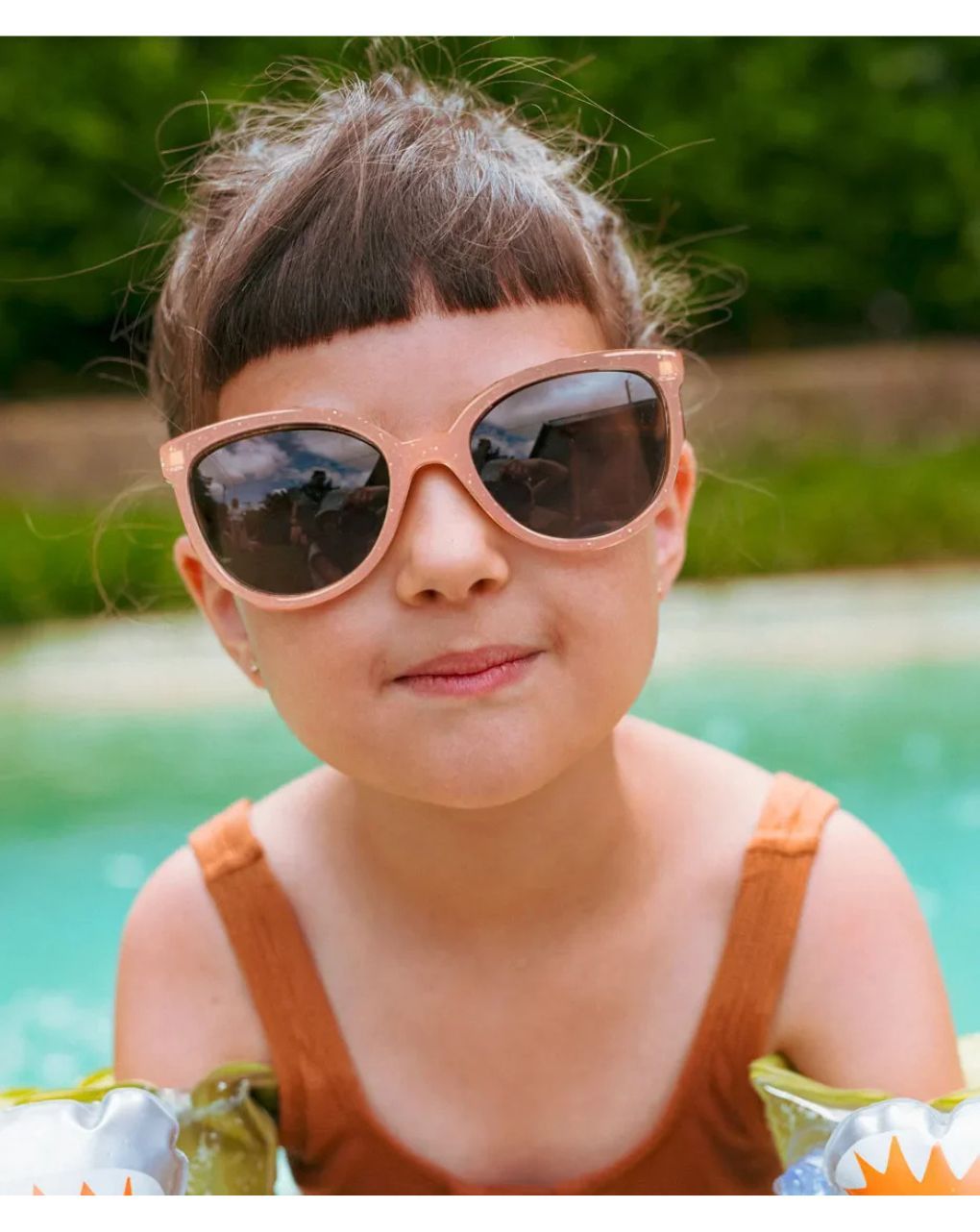 Kietla γυαλιά ηλίου buzz 4-6 ετών pink glitter - kietla