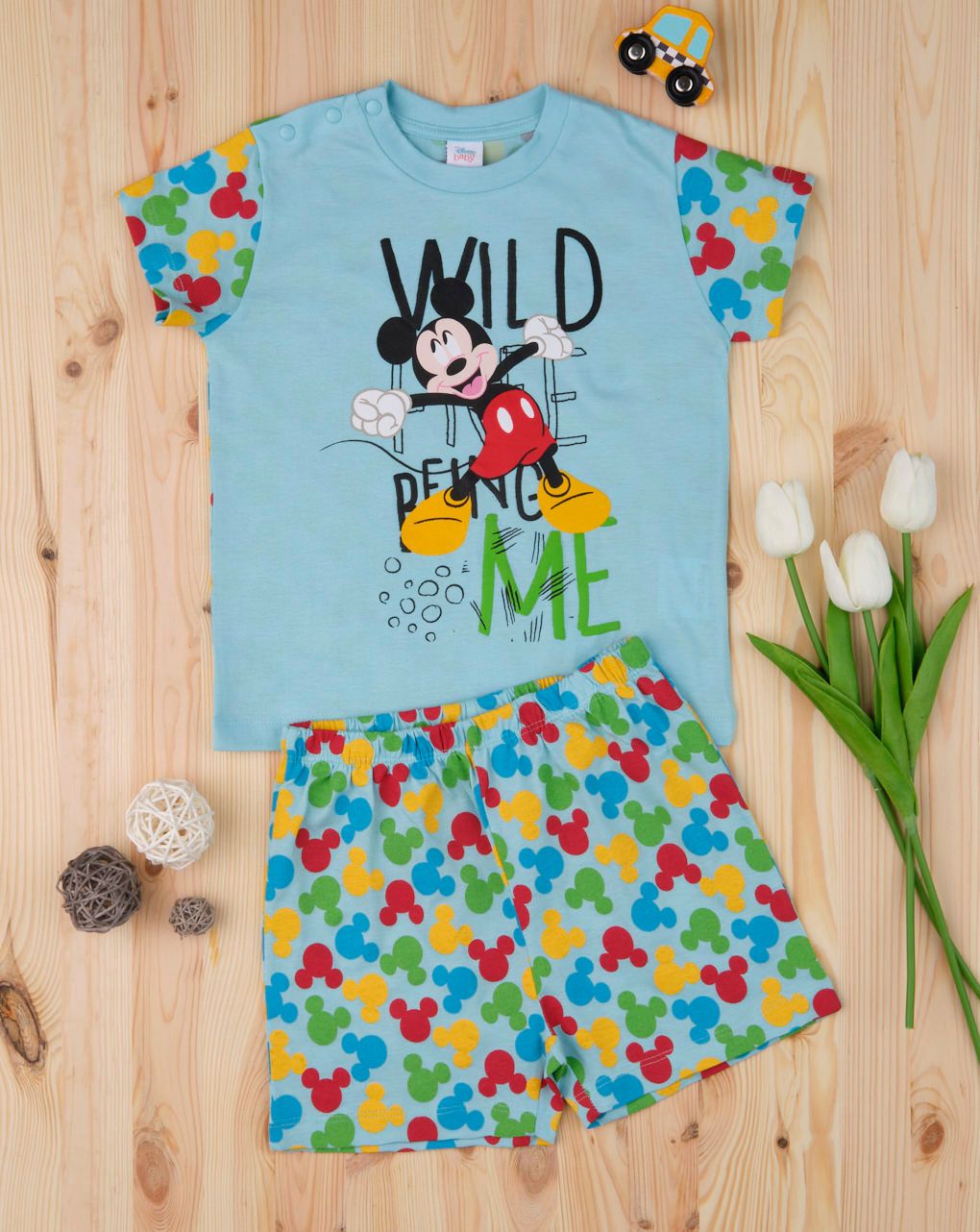 πιτζάμα jersey με mickey mouse για αγόρι - Prénatal