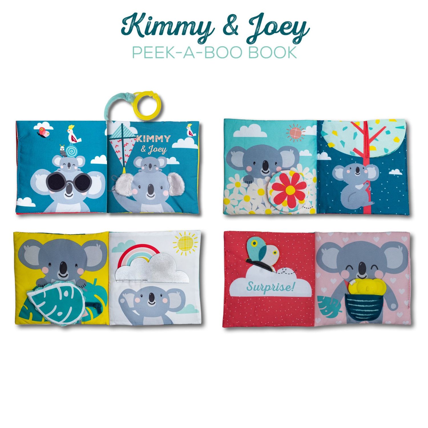 Taf toys εκπαιδευτικό βιβλιαράκι where is joey t-12595 - Taf-toys