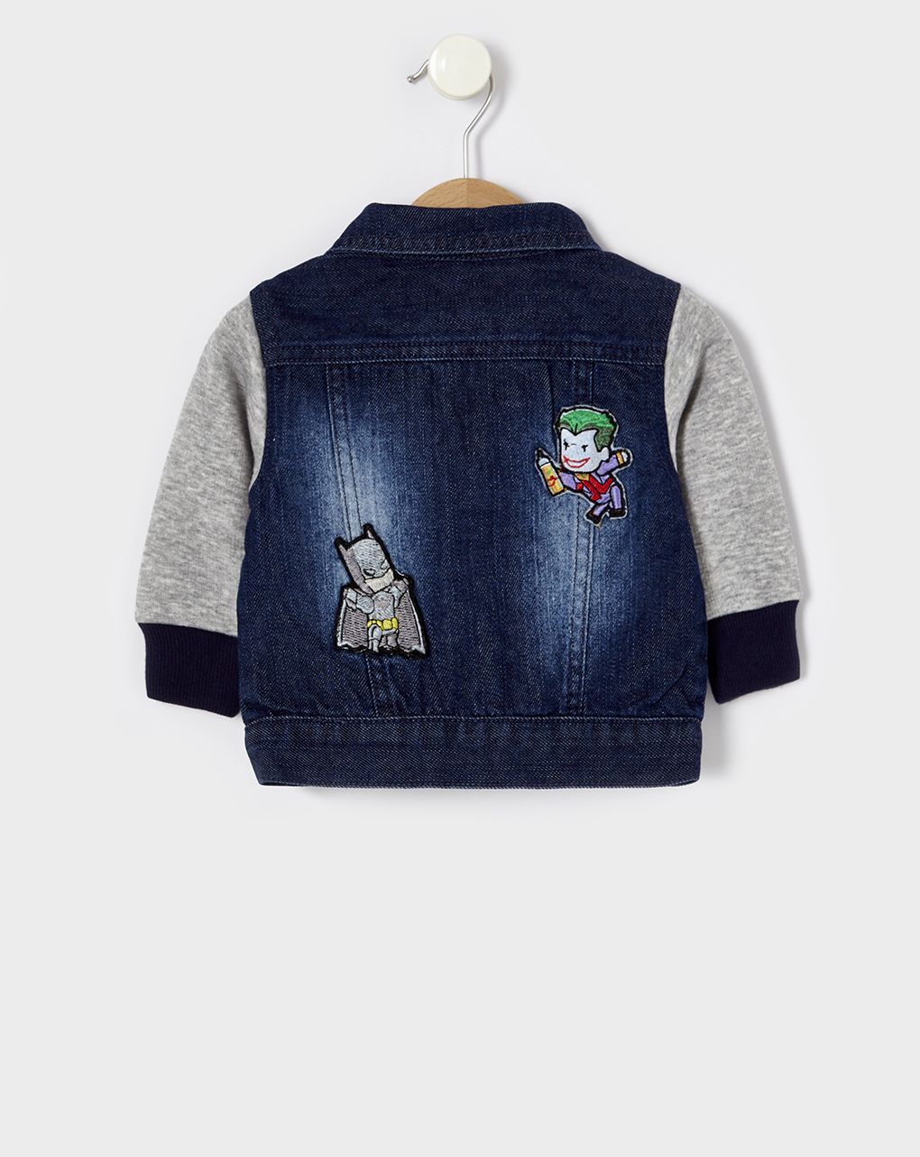 τζάκετ denim και φούτερ superman, batman και jocker για αγόρι - Prénatal