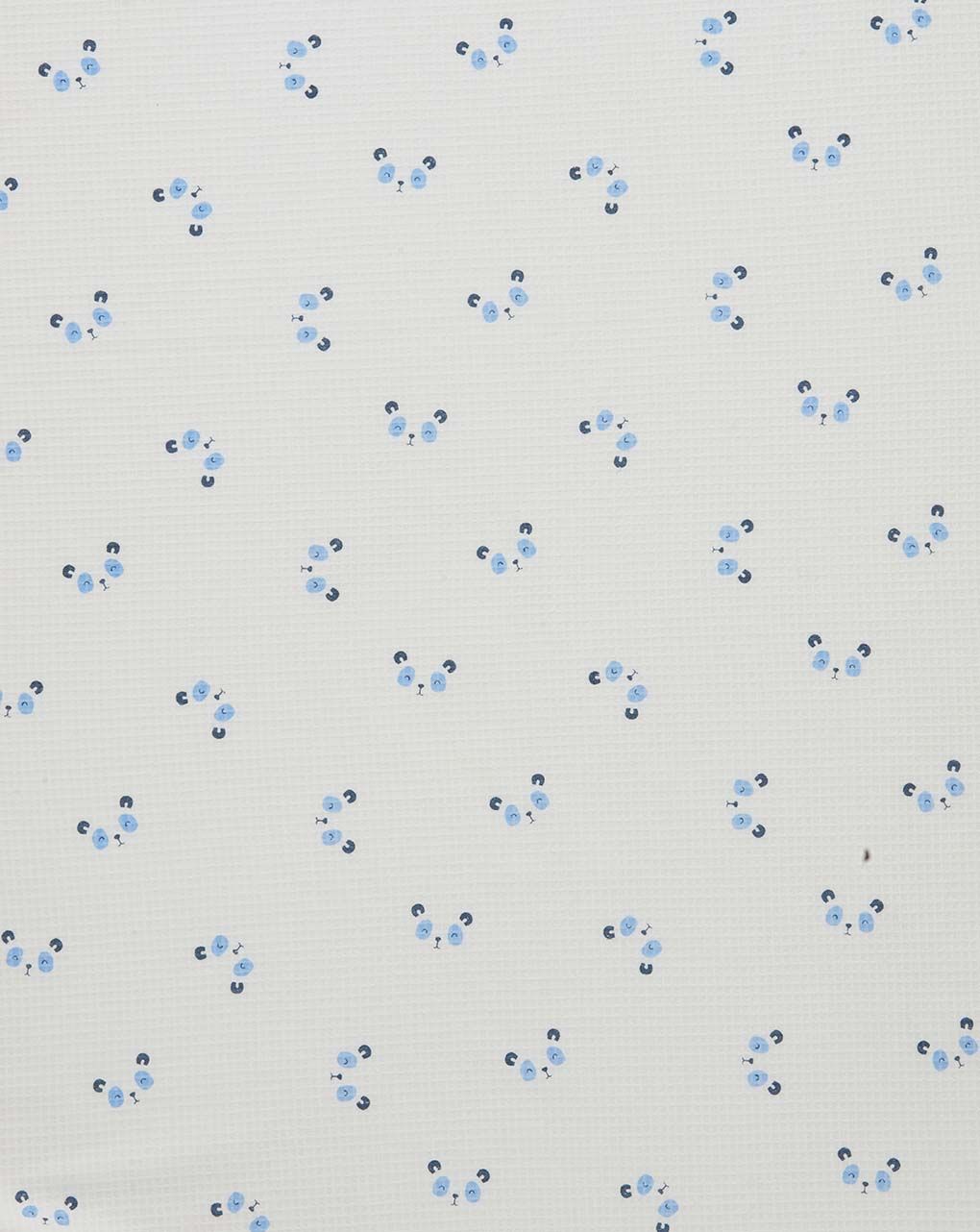 καλοκαιρινή κουβέρτα για κρεβάτι λευκή με αρκουδάκια - Prénatal