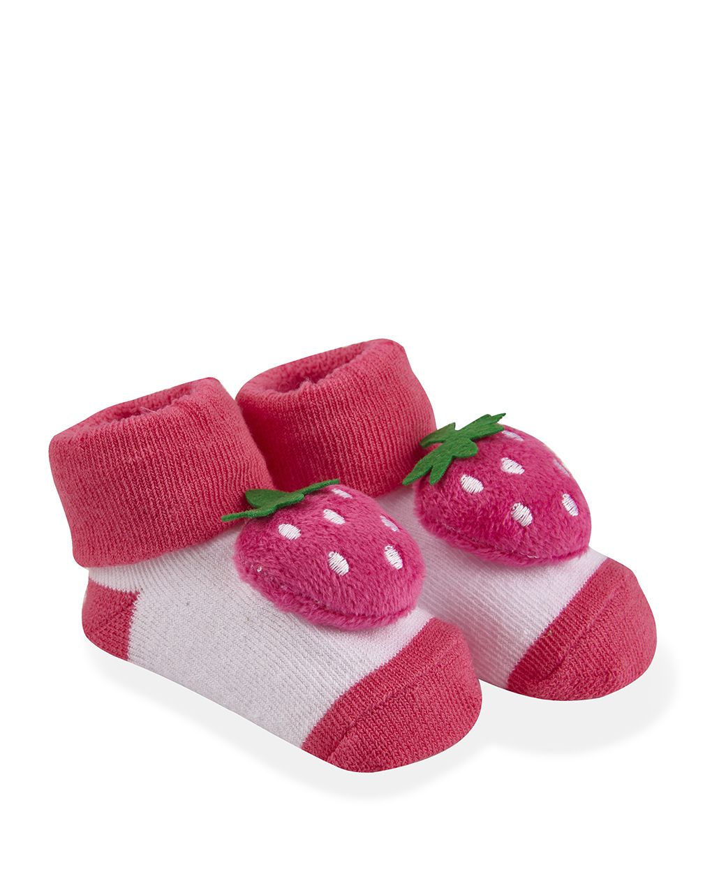 βρεφικές κάλτσες με φράουλα κουδουνίστρα για κορίτσι - Prénatal