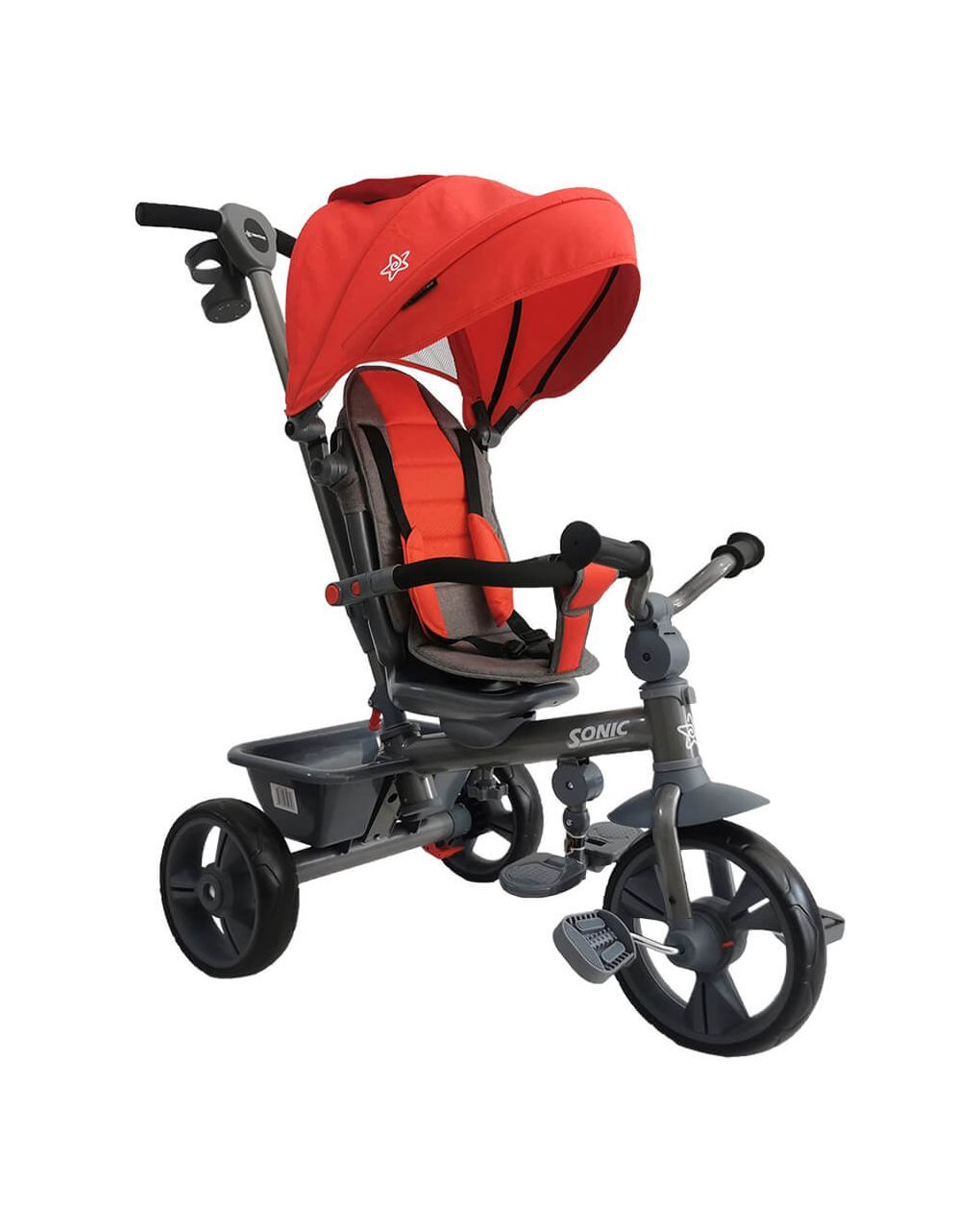 Bebe stars πτυσσόμενο τρίκυκλο sonic 360° watermelon - Bebe Stars