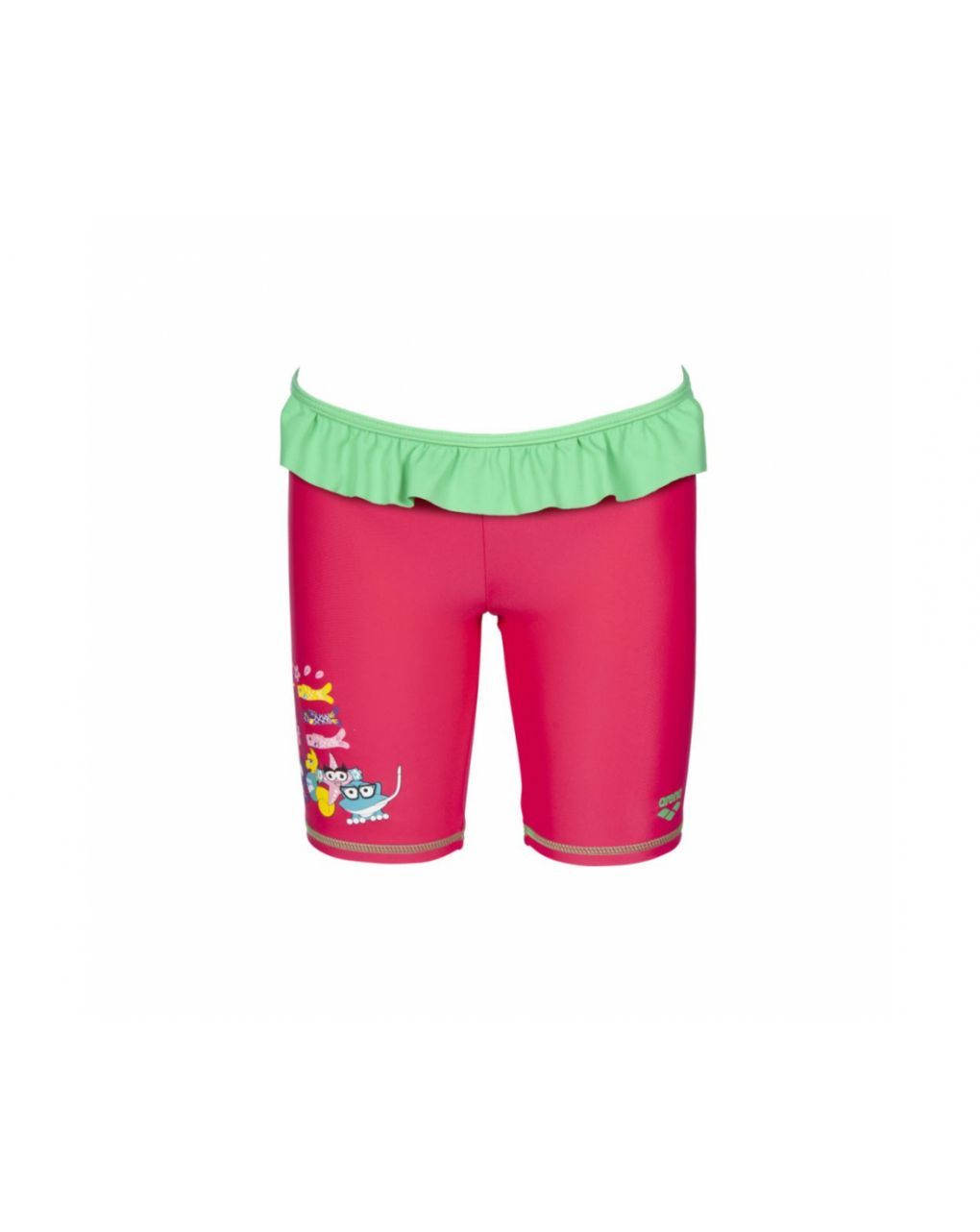 Arena παιδικό μαγιό σορτσάκι με uv προστασία φούξια για κορίτσι