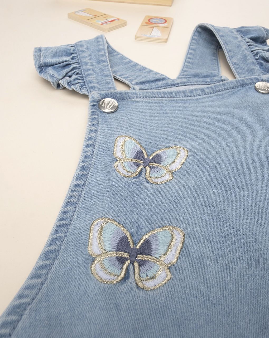 παιδική τζιν σαλοπέτα-φόρεμα για κορίτσι - Prénatal
