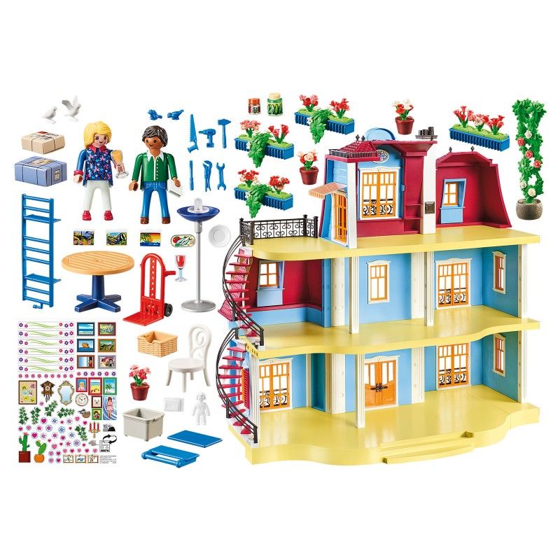 Playmobil dollhouse τριώροφο κουκλόσπιτο 70205 - Playmobil, Playmobil Dollhouse