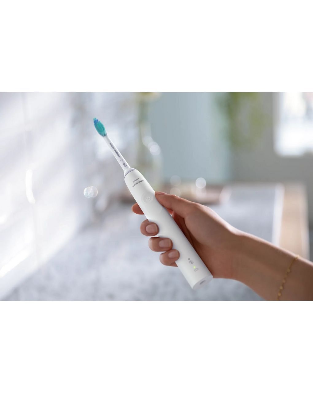 Philips sonicare - ηλεκτρική οδοντόβουρτσα  3100 series hx3671/13 white - Philips Sonicare