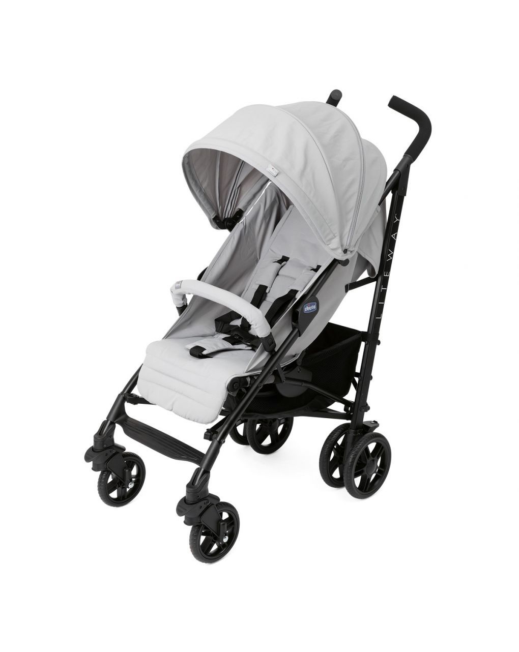 Chicco καρότσι liteway 4 με μπάρα προστασίας grey - Chicco