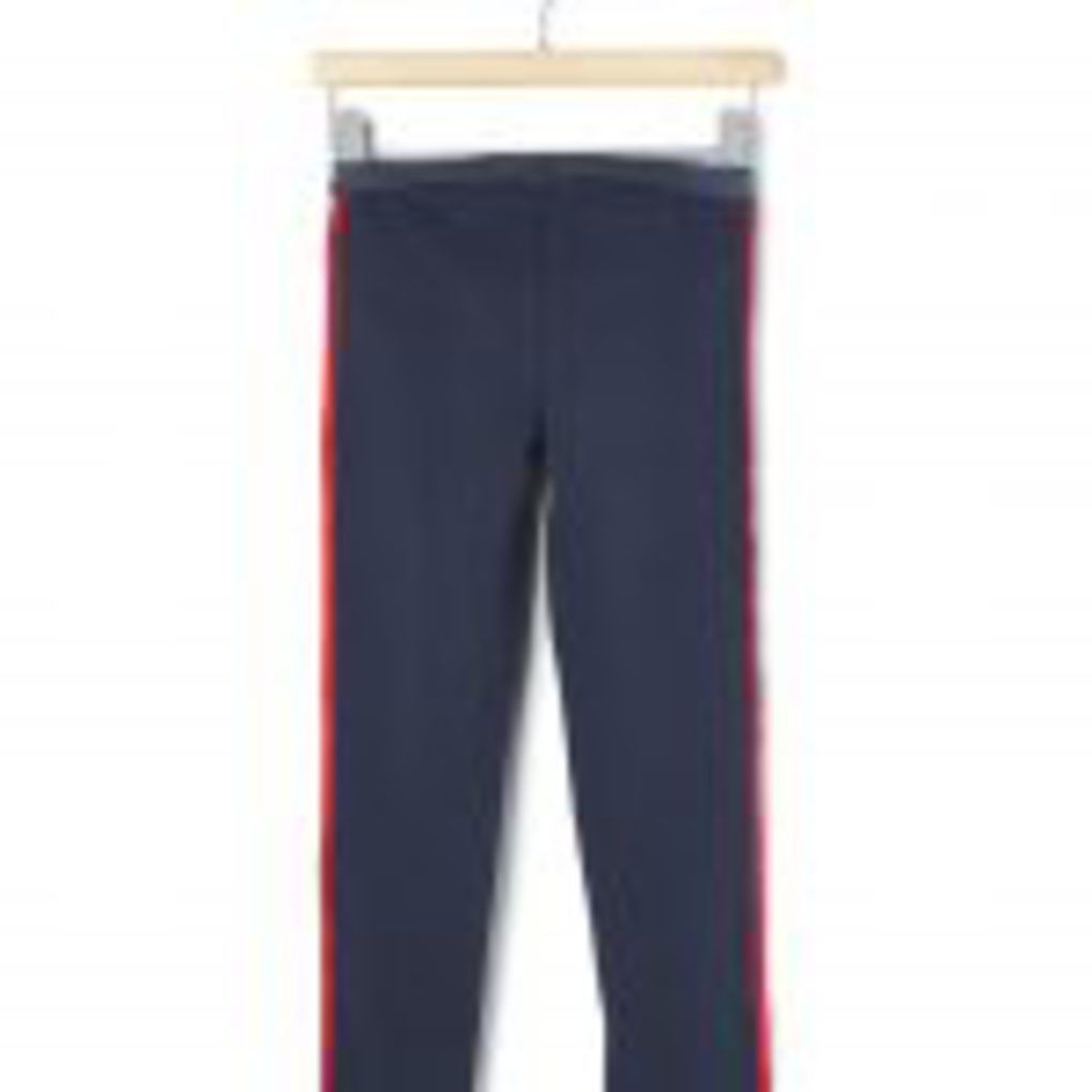 κολάν φούτερ μπλε με πλαϊνές λωρίδες μεγ.8-9/9-10 ετών για κορίτσι - Prénatal