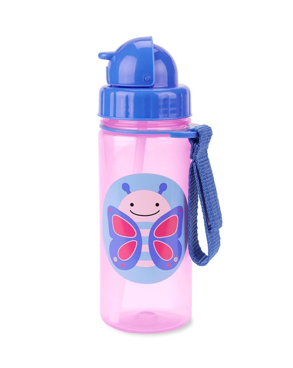 Skip hop zoo πλαστικό παγούρι με καλαμάκι 384.5ml butterfly 29-2903033-03 - SKIP HOP